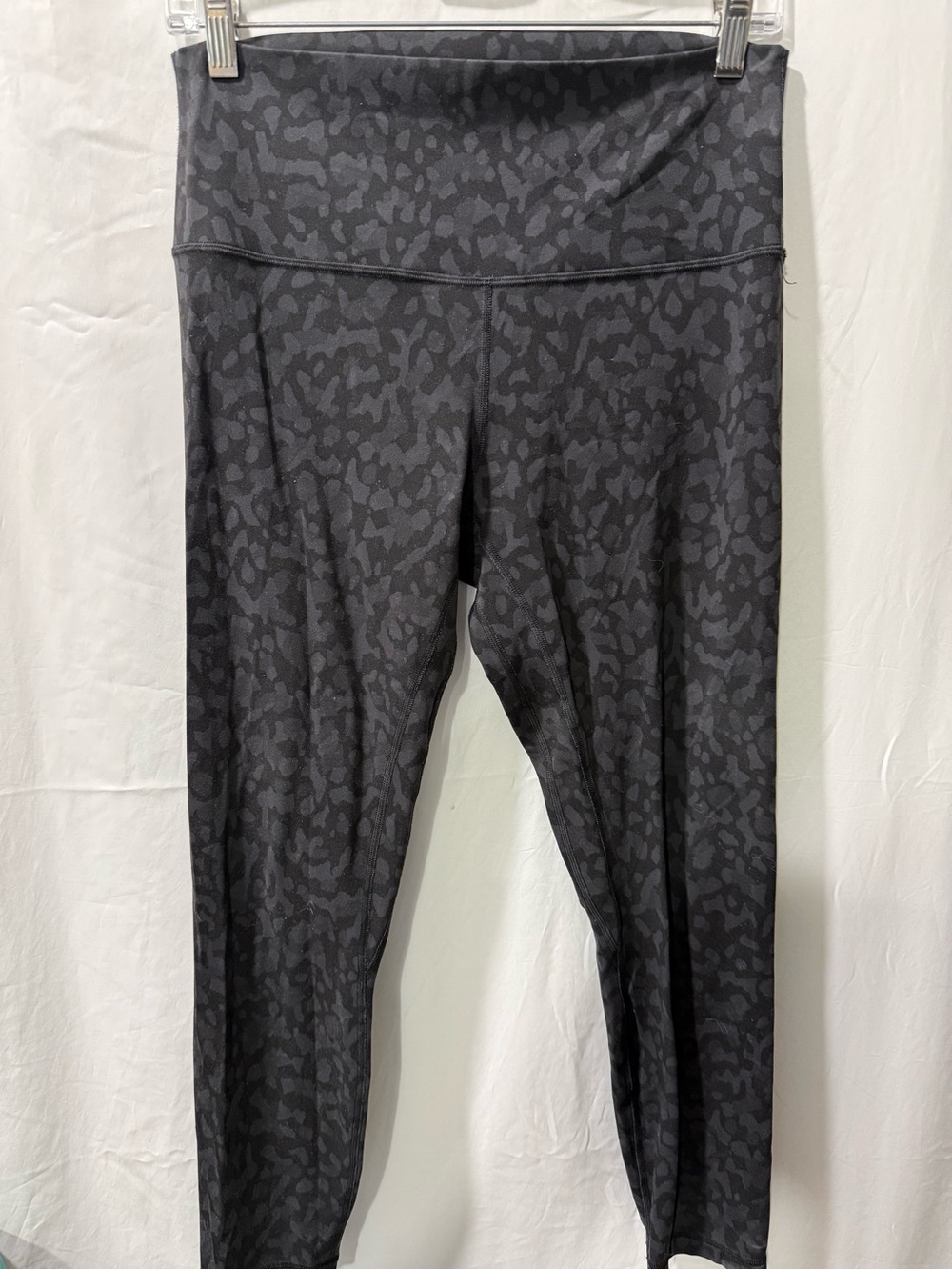 lululemon athletica Black Charcoal Print Leggings